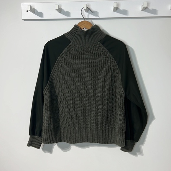 ZARA Mock Neck Knit Sweater - Picture 6 of 8
